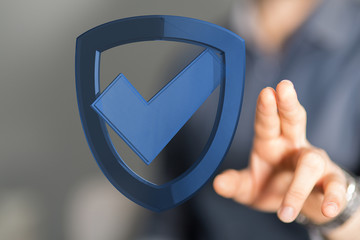 security data code digital in hand
