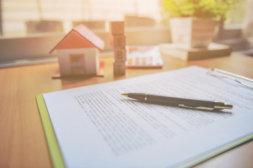 Contract for the sale of a New Home (lorem ipsum - fake text)