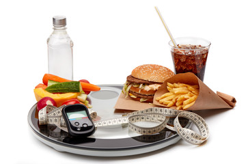 Fast food and healthy food