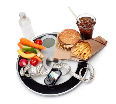 Fast food and healthy food
