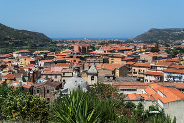 Fototapeta na wymiar Beautiful traditional Italian village in Sardinia
