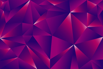 Vector abstract polygonal geometric background with triangles