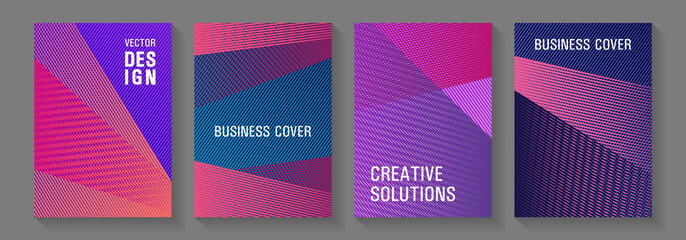 Geometric banner vector backgrounds.