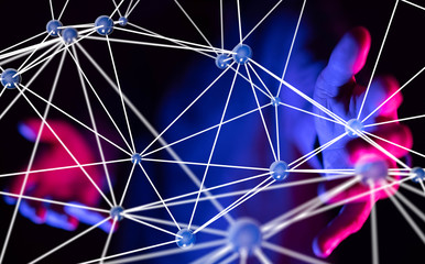  touching global network and data customer connection