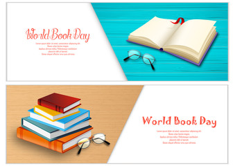World book day banners template