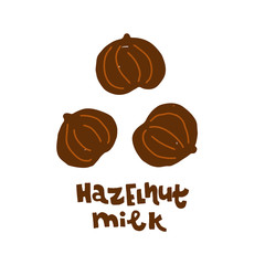 Vegan Milk package template vector