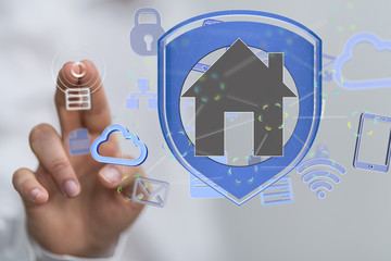 using futuristic interface of smart home automation iot