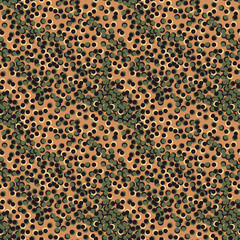 A seamless vector pattern with dots immitating animal skin. surface print design.