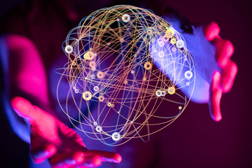  touching global network and data customer connection