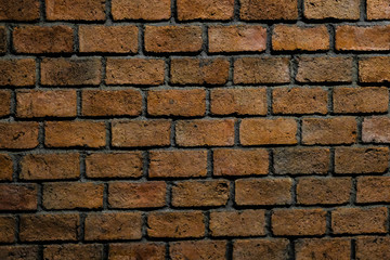 brick wall texture grunge background, selective focus.