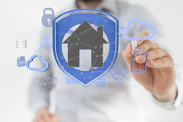 Model of the house and digital iot