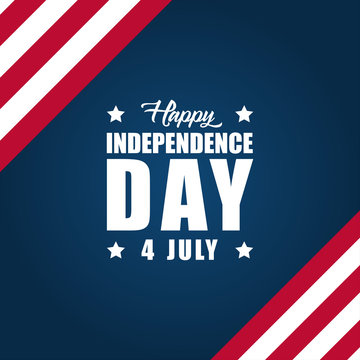 America Independence Day Vector Design Template