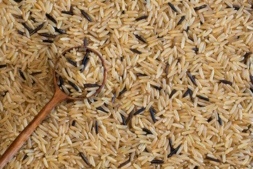 Brown and wild rice is considered to be high in fibre and a healthier alternative to regular commercial white rice.