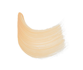 Gently beige strokes and texture of concealer