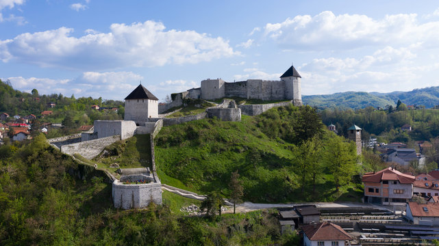 Fortress in Tesanj, Bosnia and Herzegovina