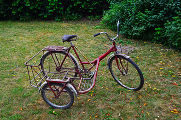 Fototapeta premium An old three-wheeled bicycle