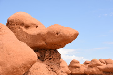 landscape on the Goblin state park in the united states of america