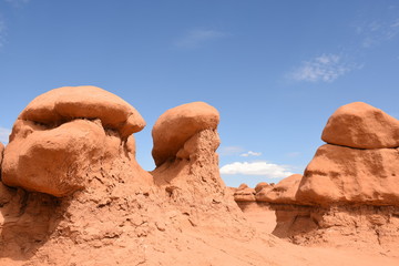 landscape on the Goblin state park in the united states of america