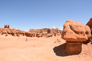 landscape on the Goblin state park in the united states of america
