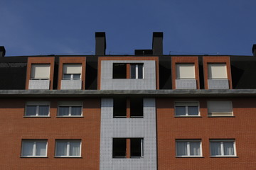 Building in a neighborhood of Bilbao