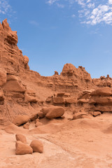 landscape on the Goblin state park in the united states of america