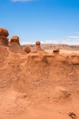 landscape on the Goblin state park in the united states of america