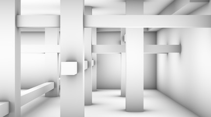 Obraz premium Abstract 3d rendering background with columns