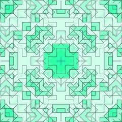 Mosaic abstract background pattern stained, illustration graphic.