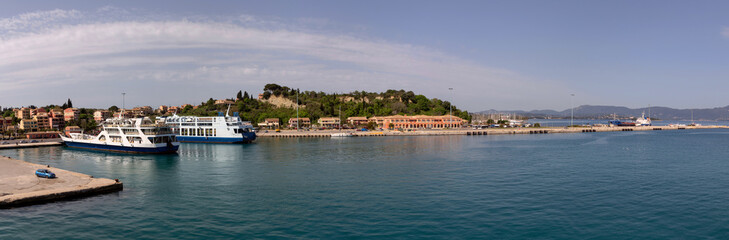 Fototapeta na wymiar Port of Corfu Island (Greece)