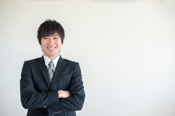 笑顔のビジネスマン