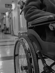 Wheelchair in hospital