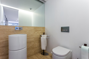 Stylish bath shower rooms in contemporary decor.