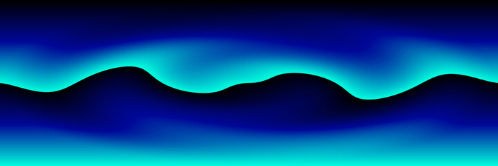 Digital Art, panoramic abstract three-dimensional objects with soft lighting, Germany