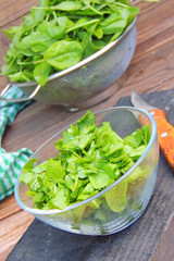 Fresh chopped sorrel