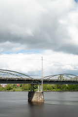 Bridge over the River in Umea, Sweden