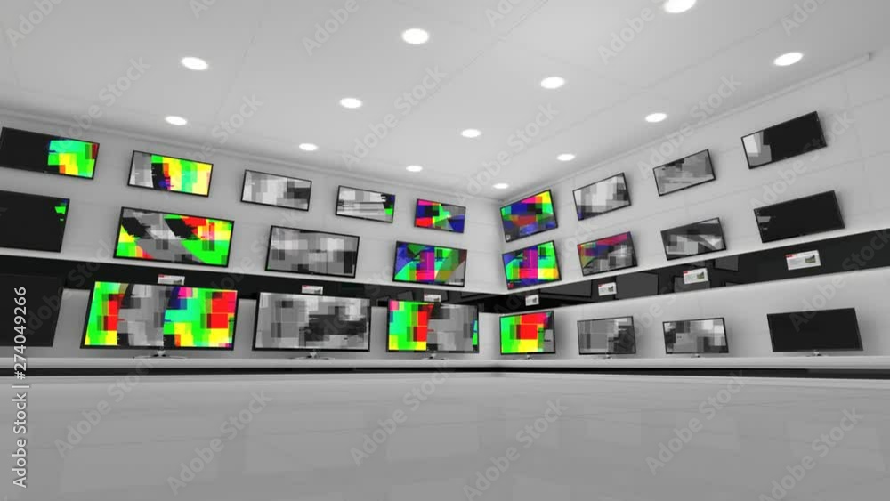 Poster lcd screens with static