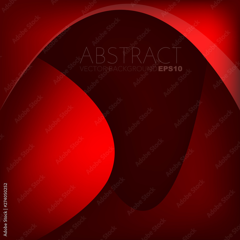 Poster red vector abstract background with place for your text