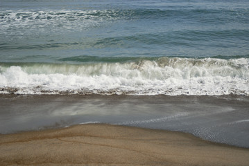 waves on the beach