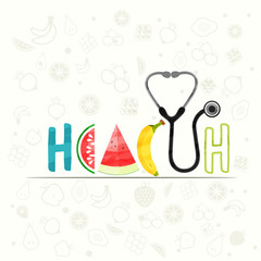 Stylish text for Health and Medical.