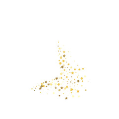 Gold Yellow Starry Background