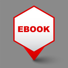 red vector banner ebook