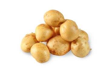 Fresh young potatoes