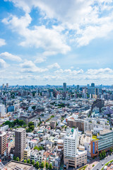 Fototapeta premium Krajobraz Tokio Panoramę miasta Tokio, Japonia.
