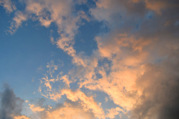 sky with clouds