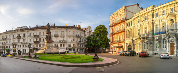 Naklejka premium Catherine Square and Hotel Paris in Odessa