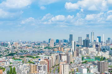 Fototapeta na wymiar 東京風景 Tokyo city skyline , Japan.