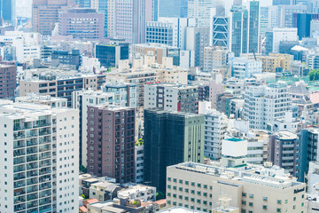 Fototapeta premium 東京風景 Tokyo city skyline , Japan.