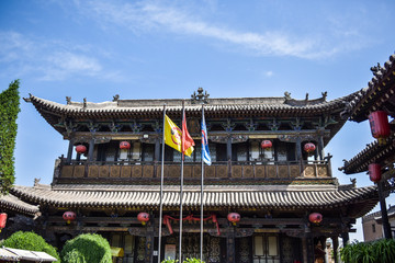 Pingyao County, Jinzhong City, Shanxi Province, China - May 28, 2018. Pingyao Ancient Architectural...
