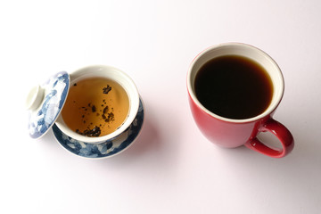 Chinese tea or Americano