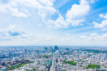 東京風景 Tokyo city skyline , Japan.